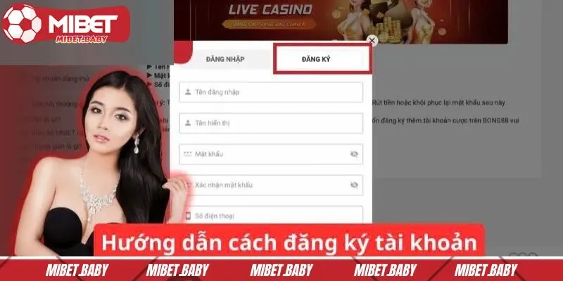 Tạo tài khoản nhanh chóng qua mã QR 